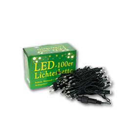Easyfix Mini-Lichterkette 100 LED mit Kabel und Verpackung